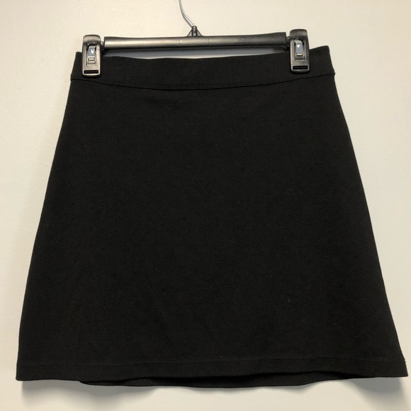 Black A-Line Mini Skirt - Picture 1 of 5